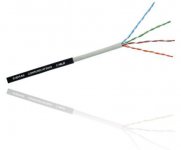 Kabel UTP CAT.5e venkovní, 4 páry CU,PVC + HDPE 