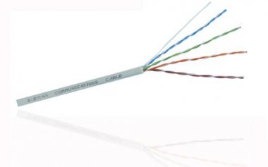 Kabel UTP CAT.5e vnitřní, 4 páry CCA,PVC