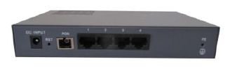 ONU, 1 PON interface (SC/UPC), 4x 10/100/1000Mbps RJ45